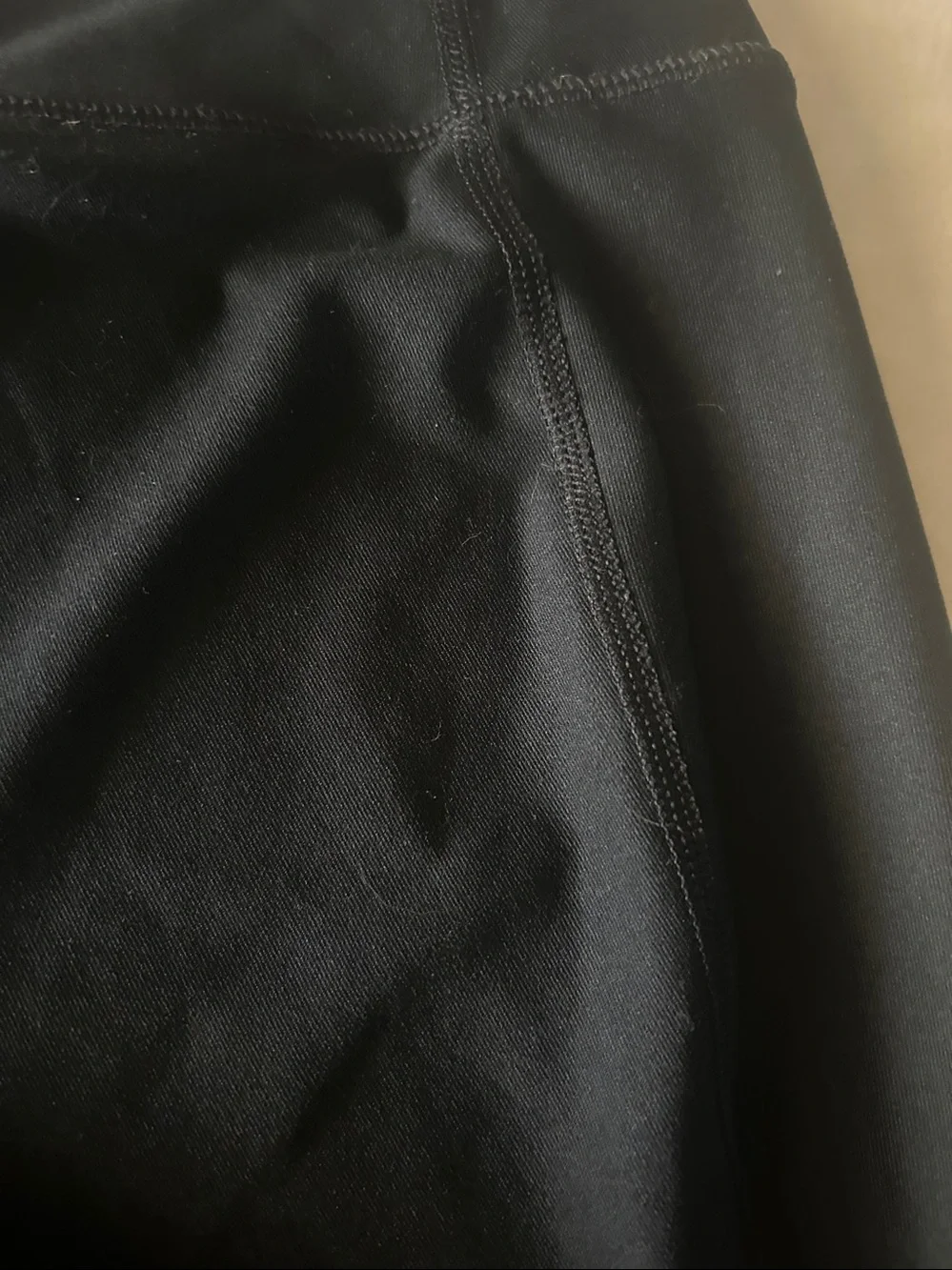 Nike Black Girls' Leggings with White Swoosh